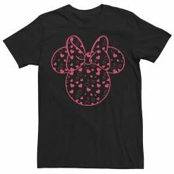 Big & Tall Disney Mickey And Friends Minnie Valentine's Day Heart Fill Tee