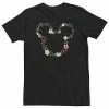 Big & Tall Disney Mickey Mouse And Friends Mickey Floral Outline Tee -Disney Sales Store unnamed file 3337