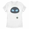 Juniors' Disney Pixar Wall-E Eve Face Missy Crew Tee -Disney Sales Store unnamed file 3341