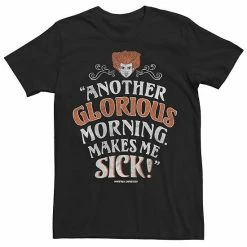 Big & Tall Disney Hocus Pocus "Another Glorious Morning Makes Me Sick!" Tee