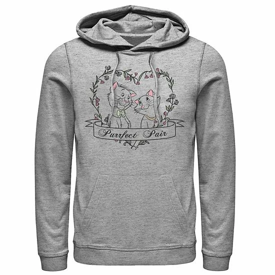 Men's Disney The Aristocats Duchess & Thomas Purrfect Pair Hoodie Men's Disney The Aristocats Duchess & Thomas Purrfect Pair Hoodie -Disney Sales Store unnamed file 3369