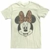 Men's Disney Minnie Mouse Leapord Print Bow Portrait Tee White -Disney Sales Store unnamed file 342