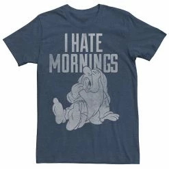 Men's Disney Snow White And The Seven Dwarves Hate Mornings Tee