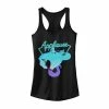 Juniors' Disney's Aladdin Genie "Applause" Graphic Tank Indigo