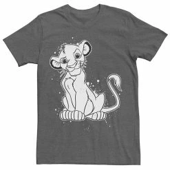 Men's Disney The Lion King Simba Splatter Tee