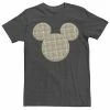 Men's Disney Mickey & Friends Mickey Plaid Patch Tee -Disney Sales Store unnamed file 3441