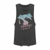 Juniors' Disney's Aladdin "Always & Forever" Graphic Muscle Tank Charcoal -Disney Sales Store unnamed file 3458