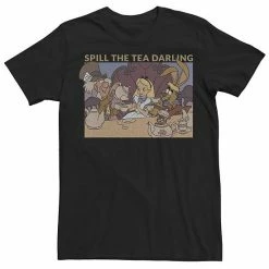 Big & Tall Disney Alice In Wonderland Group Shot Spill The Tea Darling Tee