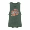 Juniors' Disney's Aladdin Abu Graphic Muscle Tank Gold Heather -Disney Sales Store unnamed file 3503