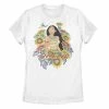 Juniors' Disney Pocahontas Sunflowers Tee -Disney Sales Store unnamed file 3529