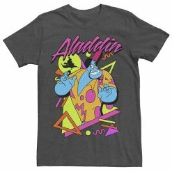 Men's Disney's Aladdin Genie In A Shirt Retro Abstract Tee