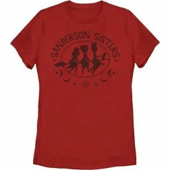 Juniors' Disney Hocus Pocus Sanderson Sisters Silhouette Logo Tee