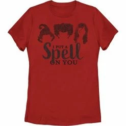 Juniors' Disney Hocus Pocus I Put A Spell On You Group Shot Tee