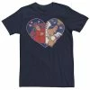 Men's Disney Kronk Little Angel & Devil Heart Shaped Portrait Tee -Disney Sales Store unnamed file 3564