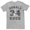 Men's Disney Donald Duck Varsity Text #34 Portrait Tee -Disney Sales Store unnamed file 3566