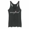 Juniors' Disney Mickey And Friends Minnie Magical Text Racerback Graphic Tank Top -Disney Sales Store unnamed file 3578