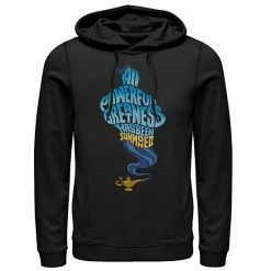 Disney's Aladdin Men's All Powerful Genie Graphic Hoodie Black