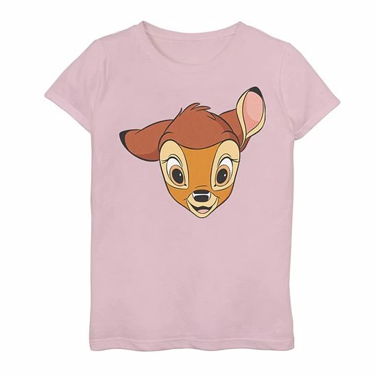 Disney's Bambi Girls 7-16 Big Face Graphic Tee Red Disney's Bambi Girls 7-16 Big Face Graphic Tee Red -Disney Sales Store unnamed file 3659