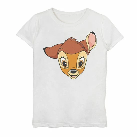 Disney's Bambi Girls 7-16 Big Face Graphic Tee Red Disney's Bambi Girls 7-16 Big Face Graphic Tee Red -Disney Sales Store unnamed file 3660