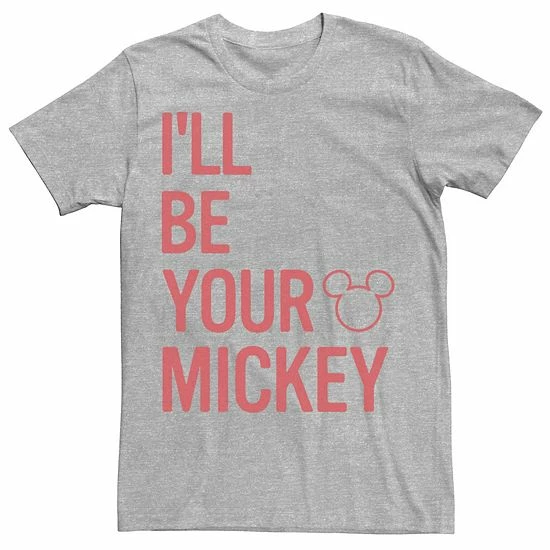 Men's Disney Mickey Mouse I'll Be Your Mickey Word Stack Logo Tee Men's Disney Mickey Mouse I'll Be Your Mickey Word Stack Logo Tee -Disney Sales Store unnamed file 3665