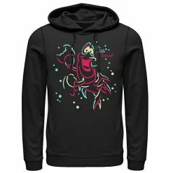 Men's Disney's The Little Mermaid Neon Lights Sebastian Hoodie