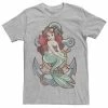 Men's Disney The Little Mermaid Tattoo Anchor Pose Tee -Disney Sales Store unnamed file 3677
