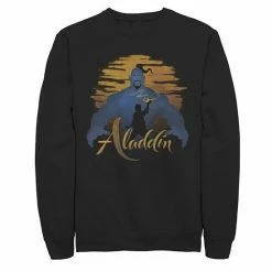 Men's Disney's Aladdin Live Action Genie & Aladdin Sunset Silhouette Fleece