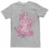 Men's Disney Tangled Pink Tonal Rapunzel Portrait Tee -Disney Sales Store unnamed file 3686