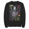 Men's Disney Sleeping Beauty Maleficent Playing Card Sweatshirt