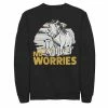 Men's Disney The Lion King Timon & Pumbaa No Worries Sweatshirt -Disney Sales Store unnamed file 3709
