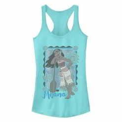 Junior's Disney's Moana Portrait Ideal Racerback Tank