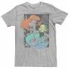 Men's Disney The Little Mermaid Happy Ariel Sebastian Flounder Tee -Disney Sales Store unnamed file 3753