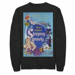 Men's Disney Sleeping Beauty Vintage Movie Poster Sweatshirt