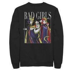 Men's Disney Villains Bad Girls Group Shot Painted Sweatshirt