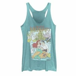 Juniors Disney The Little Mermaid Vintage Cover Tank