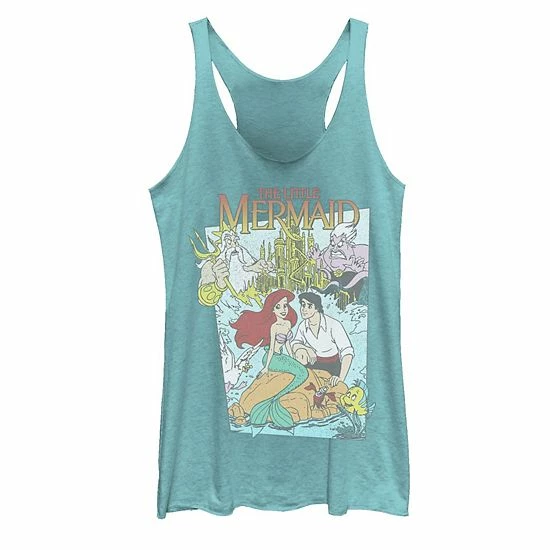 Juniors Disney The Little Mermaid Vintage Cover Tank Juniors Disney The Little Mermaid Vintage Cover Tank -Disney Sales Store unnamed file 3771