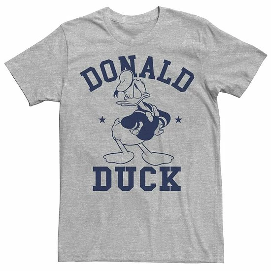 Men's Disney Donald Duck Blue & White Angry Pose Portrait Tee 3 Men's Disney Donald Duck Blue & White Angry Pose Portrait Tee