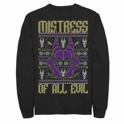 Men's Disney Villains Mistress Of All Evil Knit Sweater Fleece