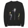 Men's Disney Sleeping Beauty Maleficent With Staff & Aurora Flame Sweatshirt