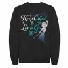 Men's Disney's Frozen Elsa Keep Calm & Let It Go Sweatshirt -Disney Sales Store unnamed file 3808