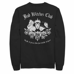 Men's Disney Villains Bad Witches Club Group Shot Sweatshirt