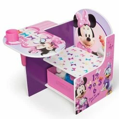 Disney's Minnie Mouse Chair Desk With Storage Bin By Delta Children