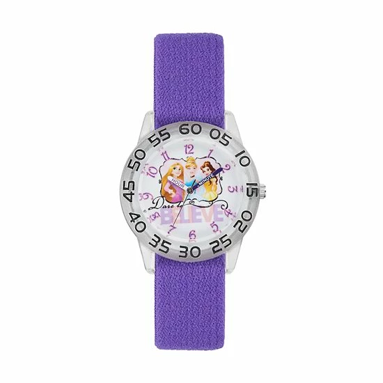Disney Princess Cinderella, Rapunzel & Belle Kids' Time Teacher Watch Disney Princess Cinderella, Rapunzel & Belle Kids' Time Teacher Watch -Disney Sales Store unnamed file 3907