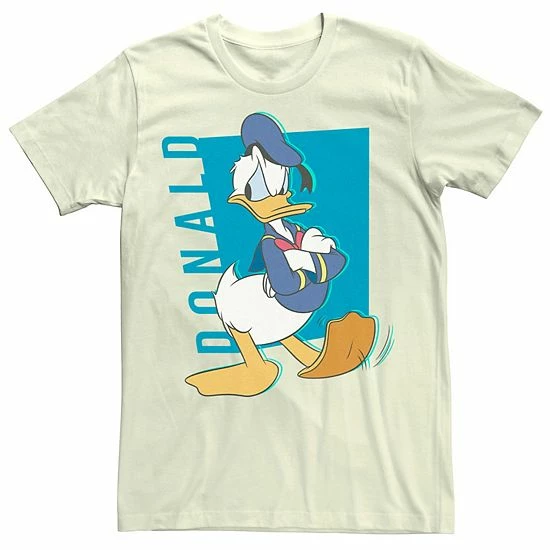 Men's Disney Donald Duck Pop Art Portrait Moody Tee Men's Disney Donald Duck Pop Art Portrait Moody Tee -Disney Sales Store unnamed file 4006