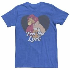 Men's Disney The Lion King Feel The Love Valentine's Day Tee