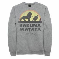 Men's Disney The Lion King Classic Logo Silhouette Sweatshirt