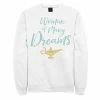 Men's Disney Aladdin Live Action Woman Of Many Dreams Word Stack Sweatshirt -Disney Sales Store unnamed file 4051