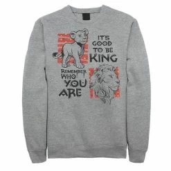 Men's Disney The Lion King Live Action Quotes Sweatshirt