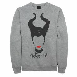 Men's Disney's Maleficent Head Shot Silhouette Fleece