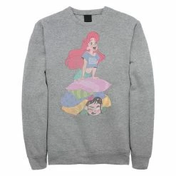 Juniors' Disney's Wreck It Ralph 2 Singing Ariel Crewneck Sweatshirt